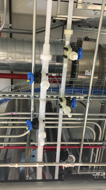 2018 Contest entry High Purity Purad PVDF pipe and T 343 Diaphragm Valve in Lab in IL
