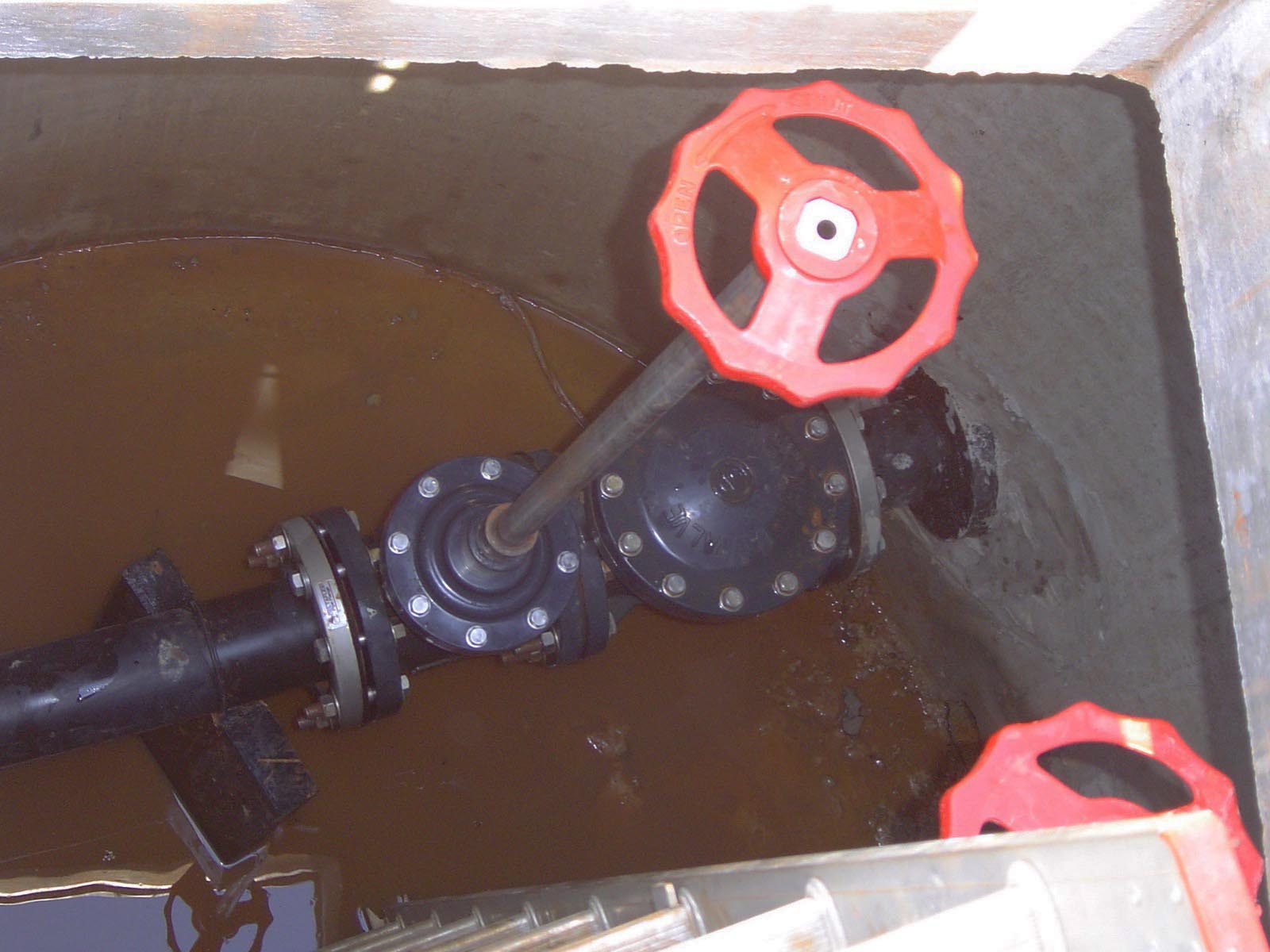 Contest Entry Gate and Swing Check Valve Landfill GA