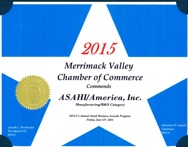 Merrimack Valley Award 2015